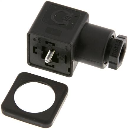 Stecker Größe 3 (DIN/EN-A), schwarz ST 03