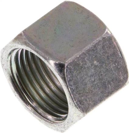 Überwurfmutter f. Schneidringverschr. 12 L (M18x1,5), Stahl verzinkt