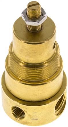 Druckregler, Messing, G 1/4", 1 - 15bar (nicht rücksteuerbar), BG0