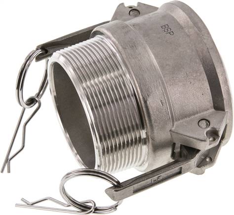 Kamlock-Kupplung (B) R 2-1/2"(AG), Edelstahl (1.4408)