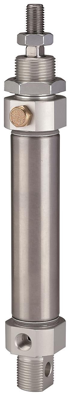 Kolben Pneumatik ISO Kleinzylinder Kolben-Ø 12 mm einfachwirkend Rundzylinder 